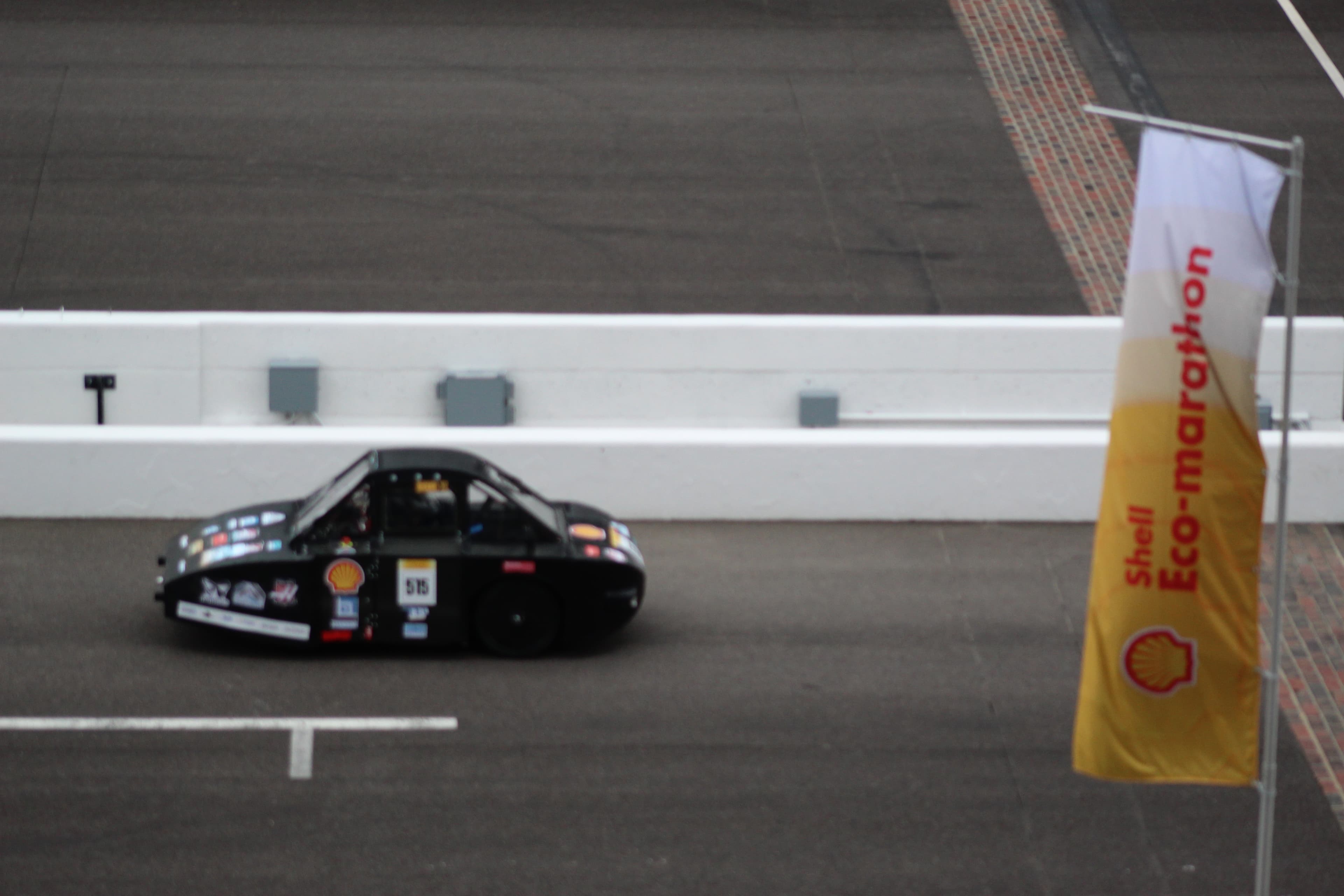 Cornell Electric Vehicles car at competition